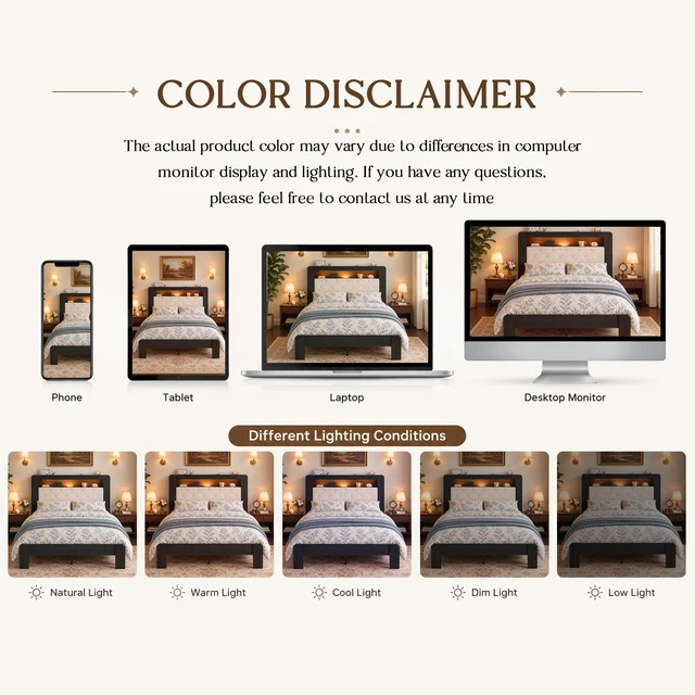 Alt view image 7 of 7 - Queen Platform Bed Frame, Frame with Soft Velvet Slat Support System Easy Assemble Box Spring Required Furniture, Black