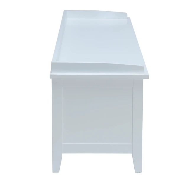 Alt view image 5 of 5 - Bench with 3 Drawer, Beige, Wood, Benches Stools
