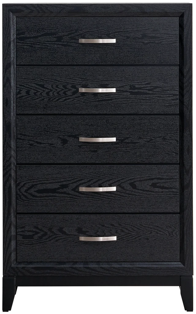 Alt view image 4 of 7 - Chest, Black, Wood, Dressers Chests Wardrobes