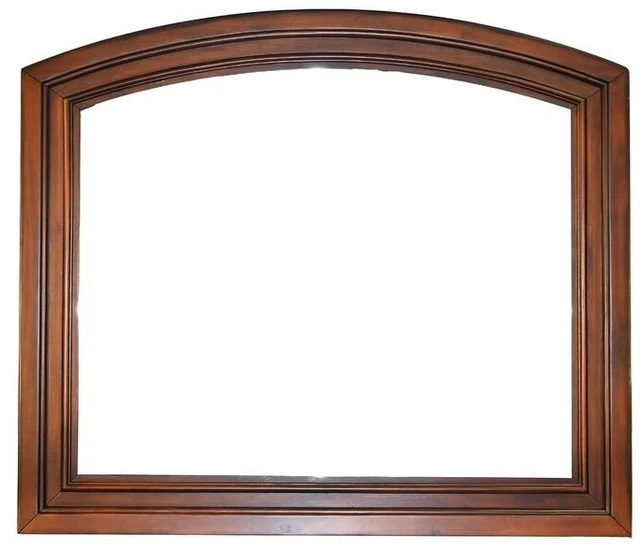 Main image of Baltimore Wood Frame Mirror in Color, Walnut, Makeup Vanities