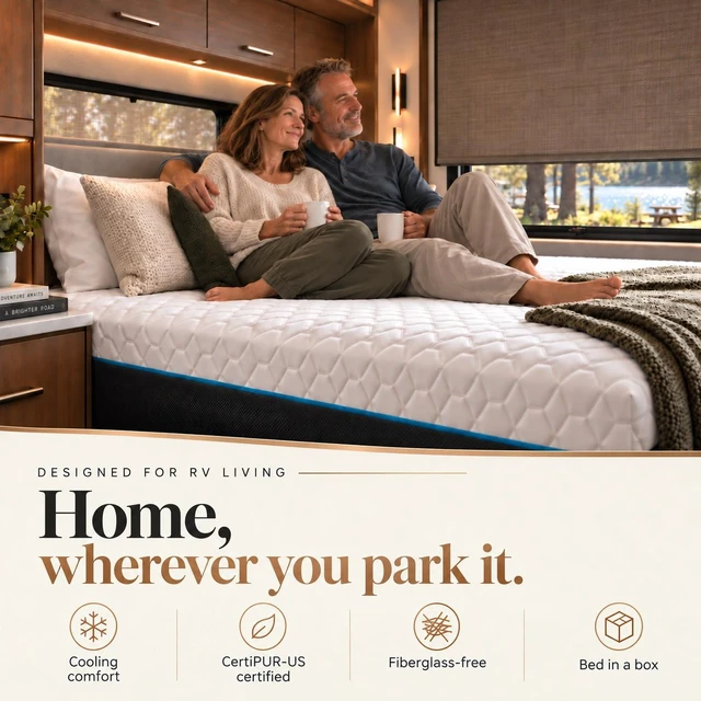 Alt view image 6 of 7 - Infused 12 Inch Memory Foam Short Queen Inchx Mattress, White Gray, Mattresses