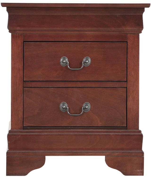 Alt view image 3 of 6 - Charming Cherry Finish Nightstand, Particle Board