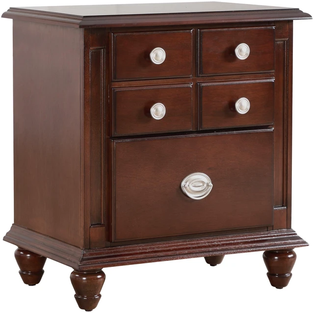 Alt view image 2 of 7 - Summit Night Stand, Cappuccino, Particle Board, Nightstands