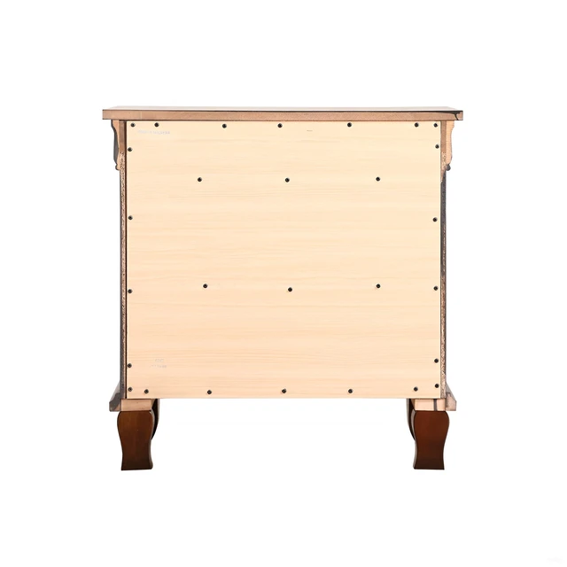 Alt view image 2 of 7 - Triton Nightstand, Cappuccino, Particle Board