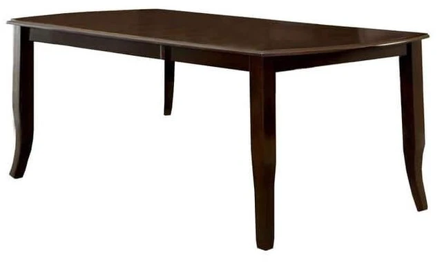 Alt view image 3 of 7 - 1 pc Dining Table Solidwood Table 18 Inch Expandable Leaf Furniture, Espresso, Solid Wood