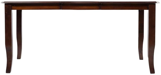 Alt view image 6 of 7 - 1 pc Dining Table Solidwood Table 18 Inch Expandable Leaf Furniture, Espresso, Solid Wood