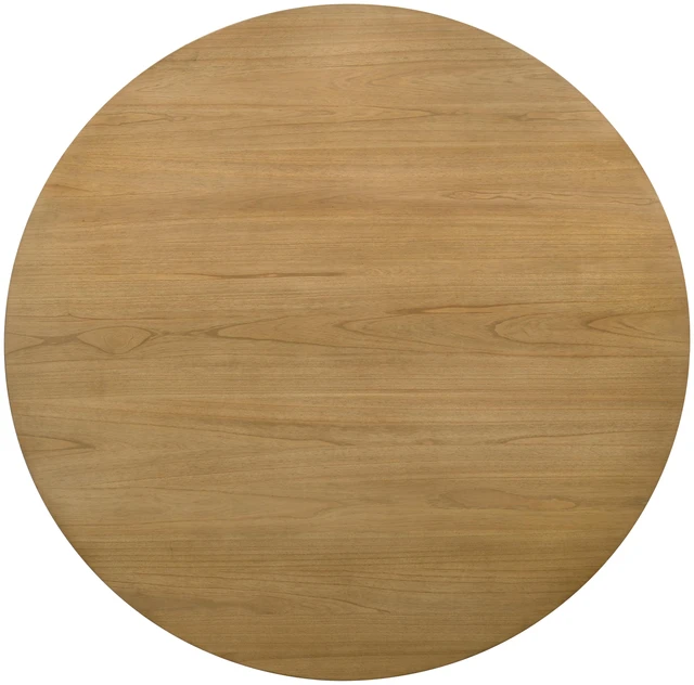 Alt view image 5 of 5 - Driftwood Finish 47 Inch Round Dining Table with Pedestal Base, Wood
