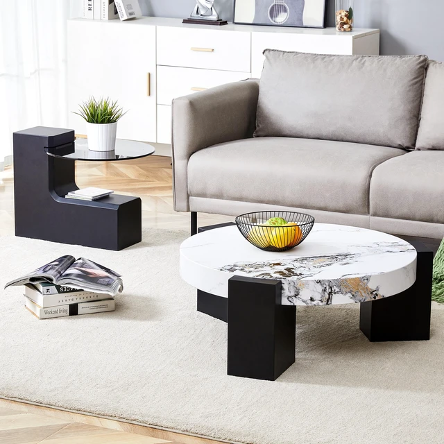 Alt view image 4 of 7 - Detachable Double Decker Coffee Table, Design More Precious and the Detachable Design Can Make the Use Space More