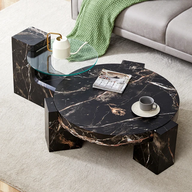 Main image of Detachable Double Decker Coffee Table, Design More Precious and the Detachable Design Can Make the Use Space More