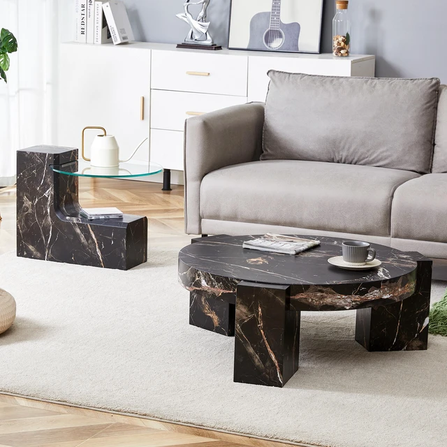 Alt view image 5 of 7 - Detachable Double Decker Coffee Table, Design More Precious and the Detachable Design Can Make the Use Space More