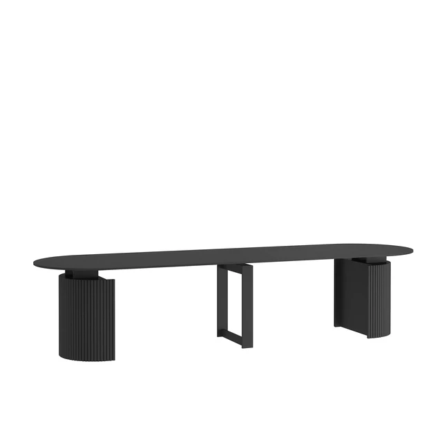 Alt view image 7 of 7 - Extendable Foldable Dining Table for 1 to 10 People, Multifunctional Rectangle Expandable Console Kitchen Living