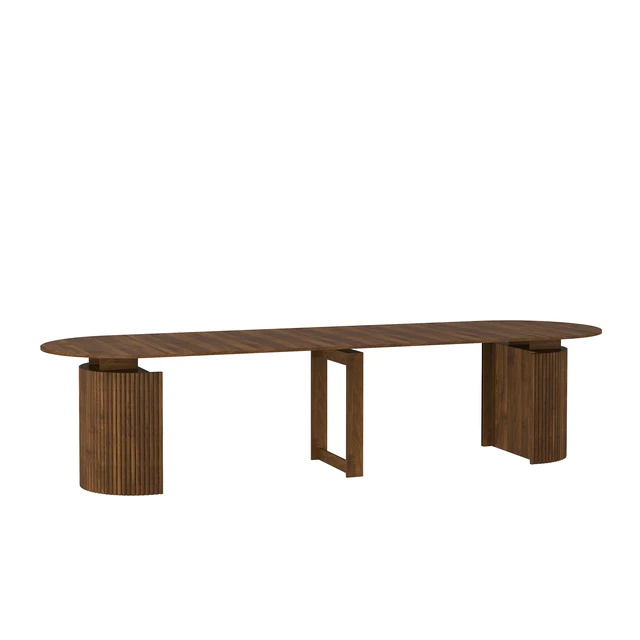 Alt view image 7 of 7 - Extendable Foldable Dining Table for 1 to 10 People, Multifunctional Rectangle Expandable Console Kitchen Living