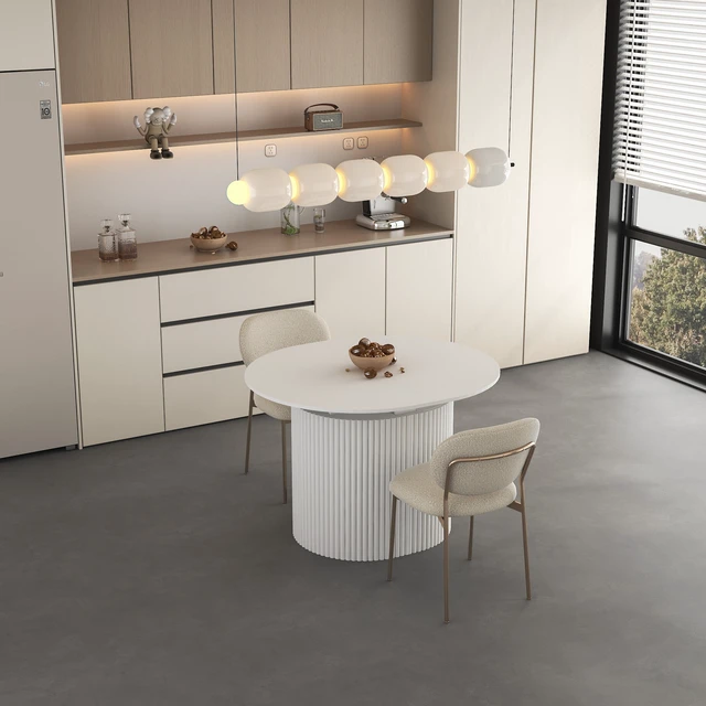 Alt view image 5 of 7 - Extendable Foldable Dining Table for 1 to 10 People, Multifunctional Rectangle Expandable Console Kitchen Living