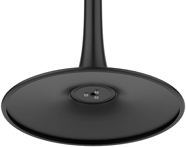 Alt view image 7 of 7 - 31.5 Inch Round Tulip Dining Table, Sintered Tabletop with Faux Print Carbon Steel Bracket Base Scratch and Wear