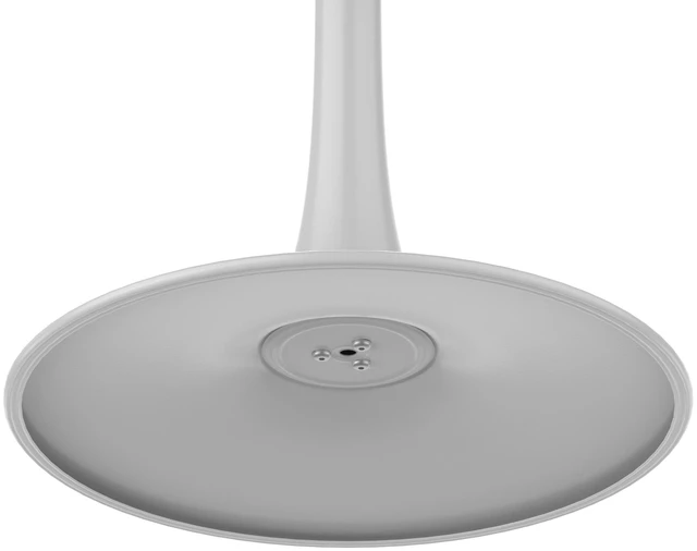 Alt view image 7 of 7 - 31.5 Inch Round Tulip Dining Table, Sintered Tabletop with Faux Print Carbon Steel Bracket Base Scratch and Wear