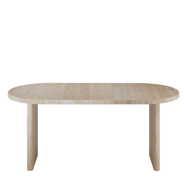 Alt view image 7 of 7 - 70.87 Inch Extendable Dining Table with Removable Extension Leaves, Mid-Century Table Suitable for Dining Kitchens