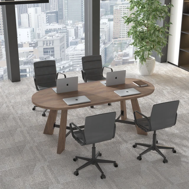 Alt view image 5 of 5 - Bright Yellow, Particle Board, Dining Tables