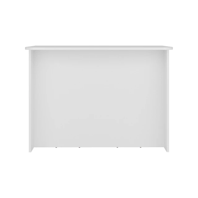 Alt view image 7 of 7 - Open Shelves Kitchen Island, White, Particle Board, Kitchen Islands Carts