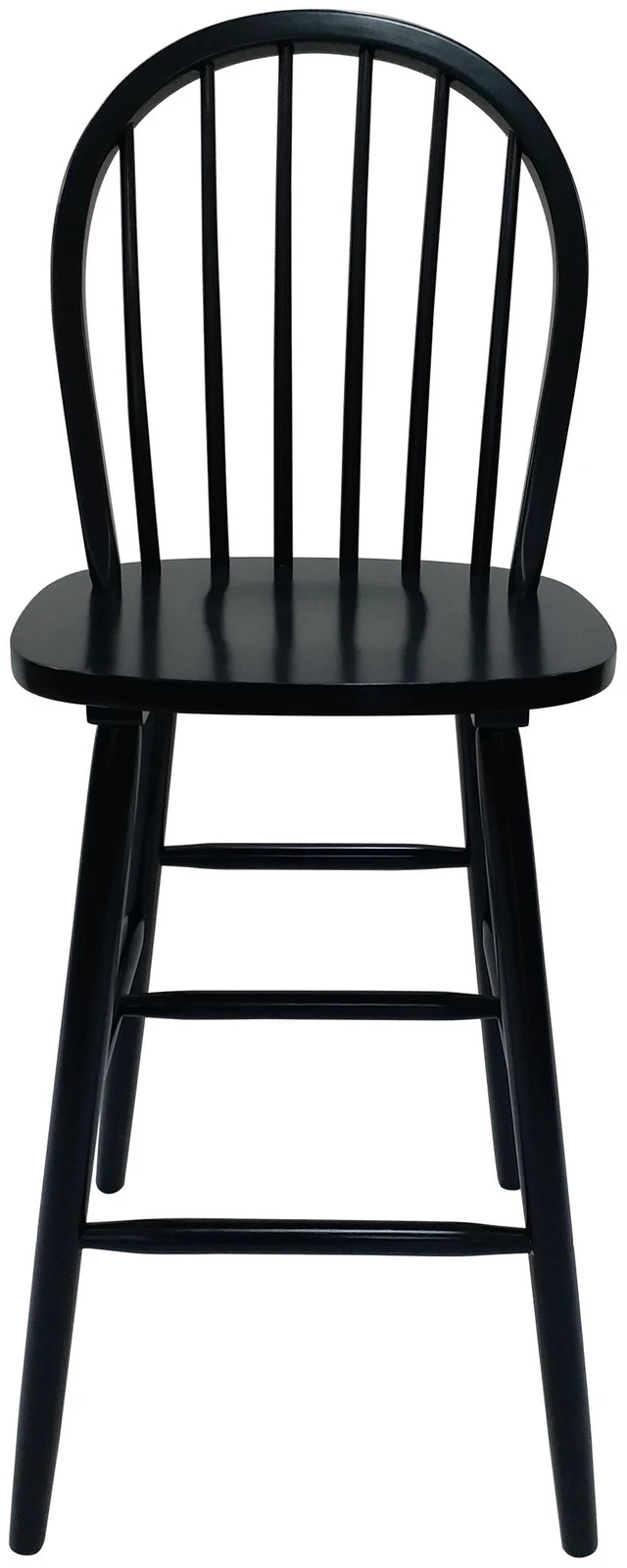 Alt view image 6 of 7 - Barstool, Black, Rubber Wood, Seating for Dining
