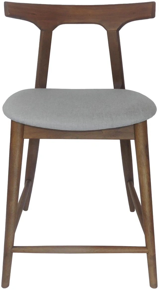 Alt view image 6 of 7 - Counter Chair, Walnut, Rubber Wood, Seating for Dining