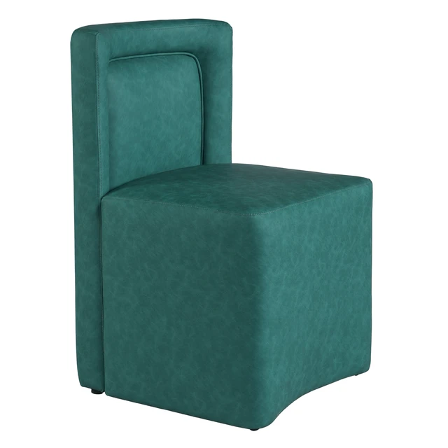Alt view image 7 of 7 - Set Upholstered Dining Chairs, Fully Assembled 400 LBS Capacity, Green, Plywood and PU, Seating for Dining