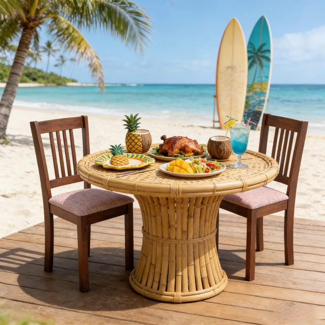 Main image of Soft Upholstered Kitchen Chairs, Dining Chairs Set, Brown Light, Foam, Linen and Rubber Wood, Seating for Dining