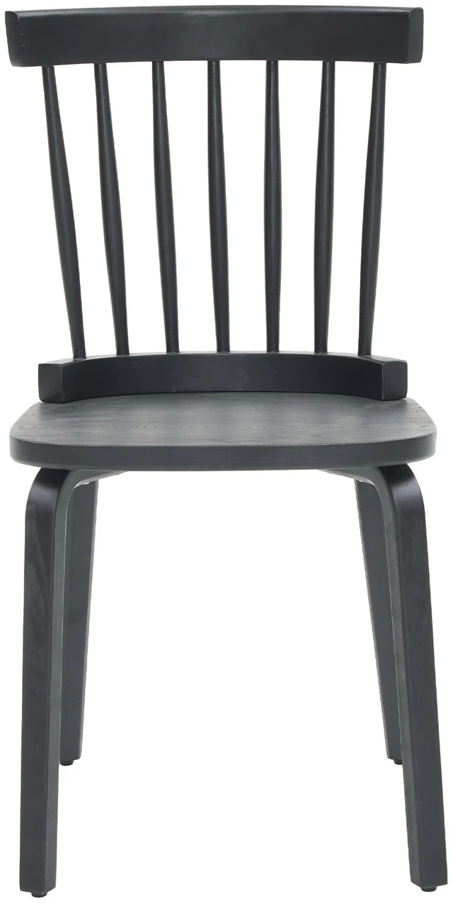 Alt view image 3 of 7 - Windsor Dining Chairs Set, Spindle Back Widen Seat Mid-Century French Country for Living Restaurant, Black, Wood