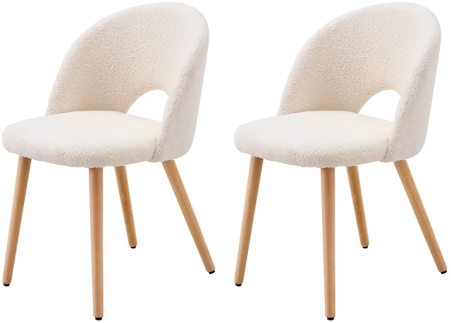 Main image of Restaurant Chairs with Soft and Backrests Designed Ergonomically, Suitable for Restaurant 2 Piece Set Teddy Velvet