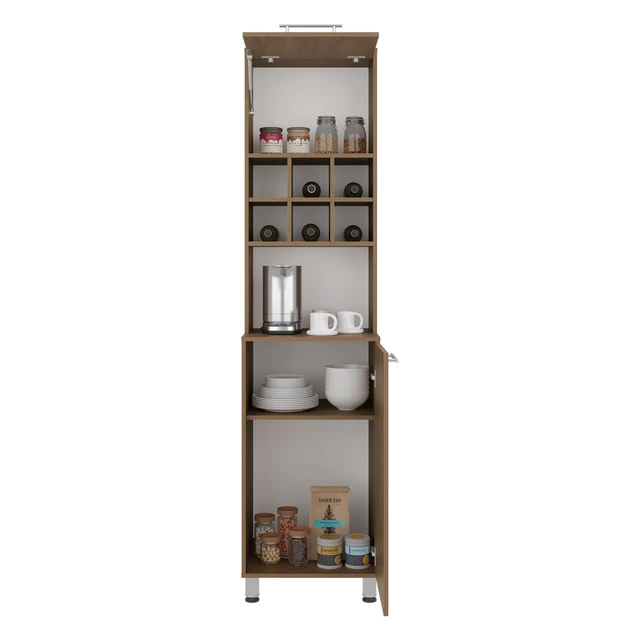 Alt view image 6 of 7 - Open Shelves Kitchen Pantry, Oak, Particle Board, Servers Sideboards Buffets