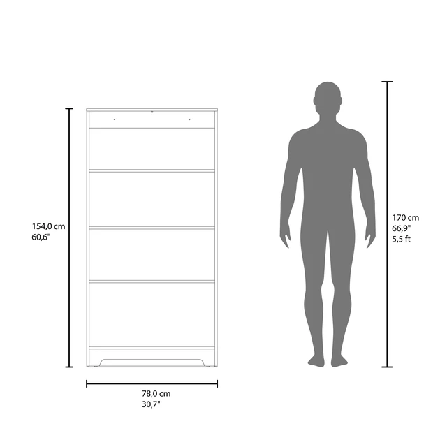 Alt view image 5 of 7 - Tall Pantry Cabinet with Two Doors, Fixed Shelves Kitchen Storage Organizer Freestanding Food Storage Solution, White