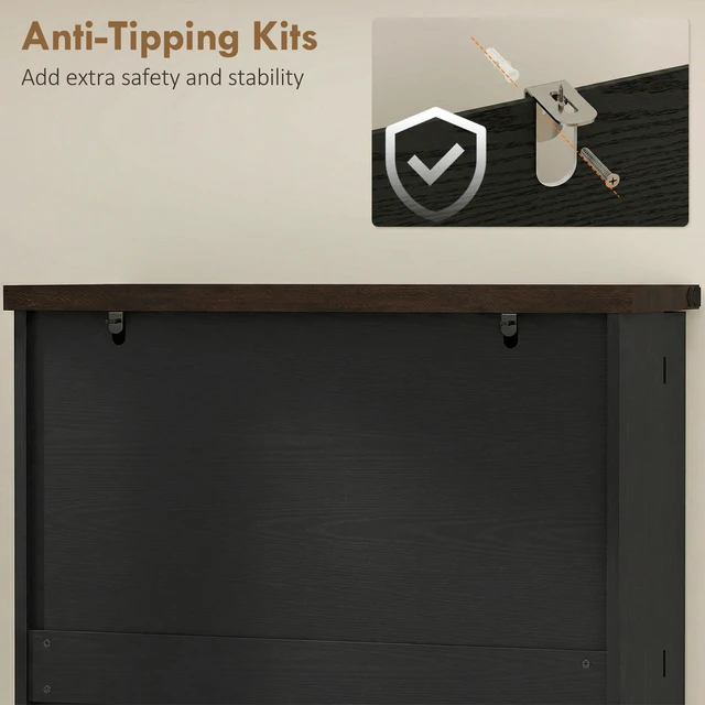 Alt view image 5 of 7 - 72 Inch Tall Kitchen Pantry Cabinet, Storage Cabinet with 8 Door Racks and Drawer Freestanding Food Pantry