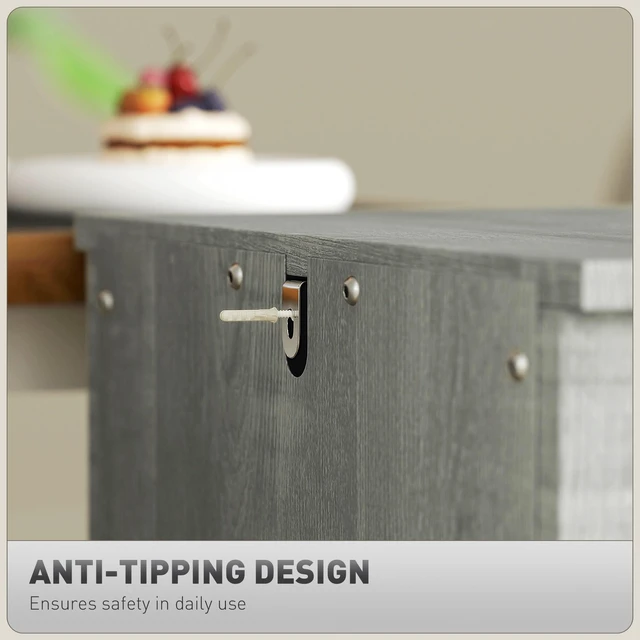 Alt view image 2 of 7 - 2 Drawer Vertical File Cabinet with Silent Slides, Filing Cabinet with Barn Doors for Letter Size Printer Stand