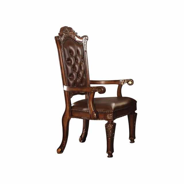 Alt view image 2 of 5 - Valenza Upholstered Executive Chair, Cherry, Wood, Chairs