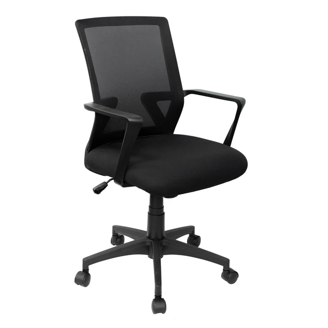 Alt view image 2 of 7 - Ergonomic Mesh Chair with Adjustable Height and Tilt Economical Desk Chair with Lumbar Support, Swivel Base