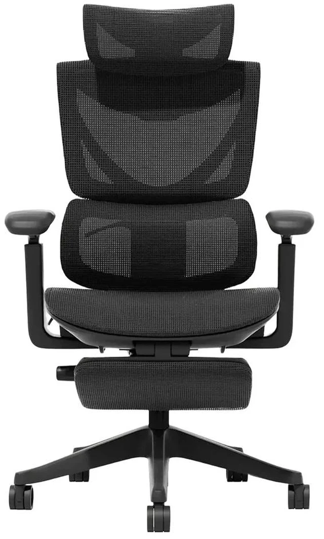 Main image of Ergonomic Mesh Chair with Button Precision Control, Adjustable Recline and Armrest Built in Footrest Class Gas Lift 300