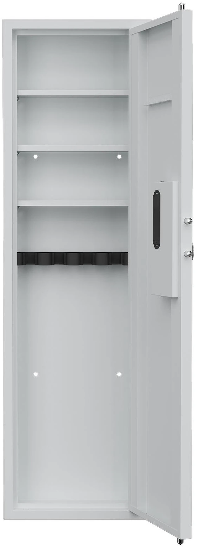 Alt view image 6 of 7 - 53.15 Inch Wall Safe Between the Studs, Hidden Safe with Dual Alarm System and Silent Mode Wall Gun with Adjustable