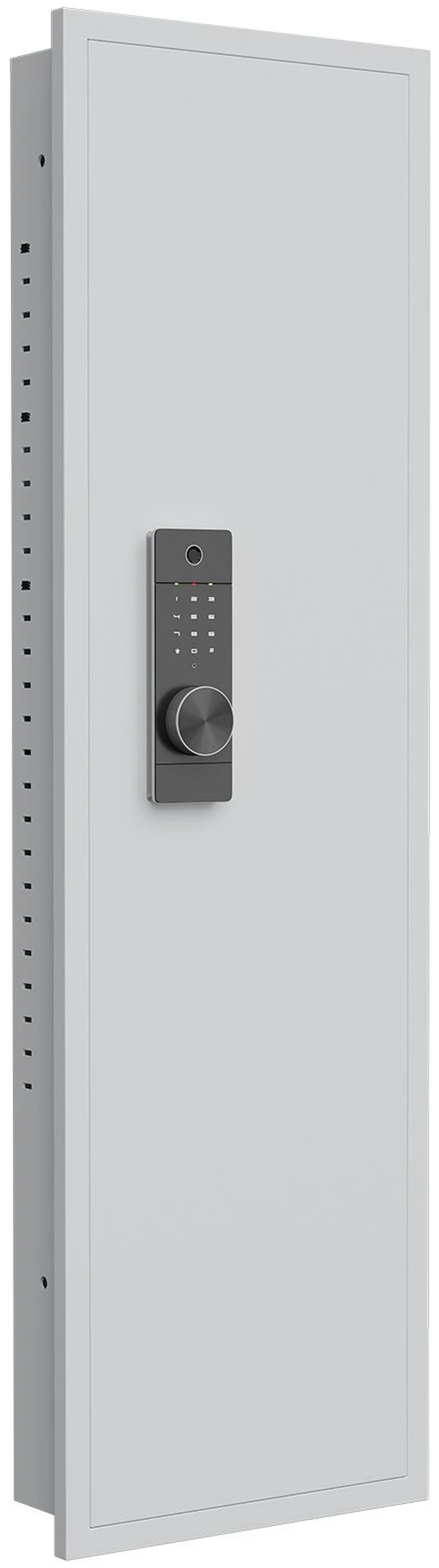 Alt view image 5 of 7 - 53.15 Inch Wall Safe Between the Studs, Hidden Safe with Dual Alarm System and Silent Mode Wall Gun with Adjustable