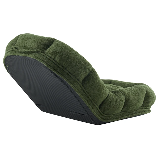 Alt view image 7 of 7 - Convertible Floor Chair and Pet Bed in Adjustable Reclining Lounger with Removable Pillow, Green, Fabric and Metal