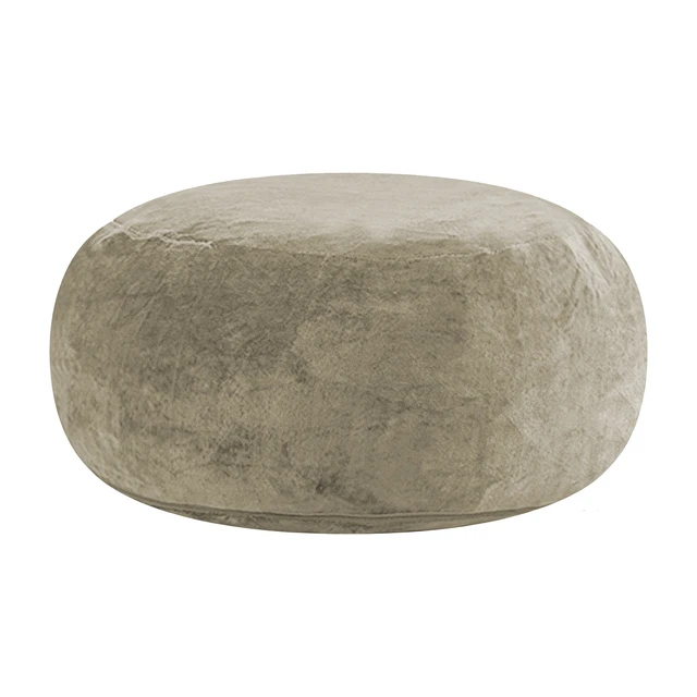 Alt view image 2 of 7 - Bean Bag Chair, Memory Foam Filling Adult and Teen Bean Bag Chair Soft Sofa with Flannel Cover Round Sofa for Living