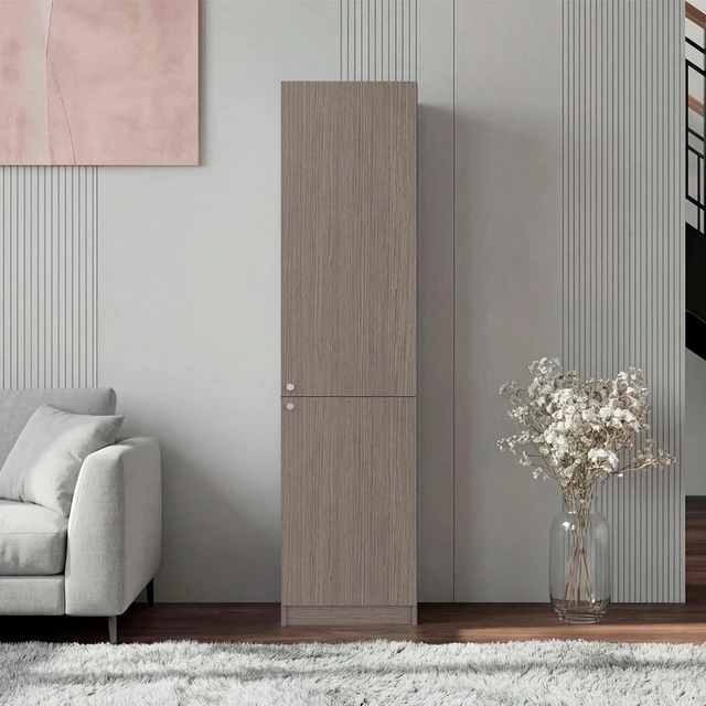Main image of Positano 1 Door Storage Cabinet, Wenge, Particle Board