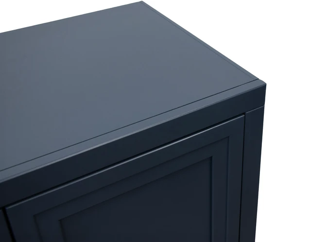 Alt view image 6 of 7 - Nora 31 Inch Modular 2 Door Storage Cabinet, Blue, Wood