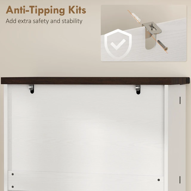 Alt view image 5 of 7 - 72 Inch Tall Kitchen Pantry Cabinet, Storage Cabinet with 8 Door Racks and Drawer Freestanding Food Pantry
