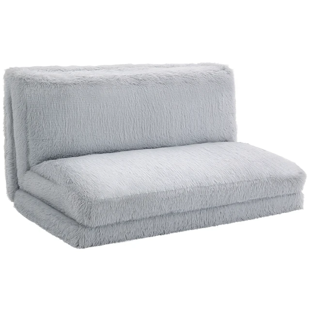Alt view image 4 of 7 - Bean Bag Chair Floor Sofa Bed for Adults, Long Folding Sofa Bed 54 102 in Wall Couch Sleeper Chair Floor Mattress