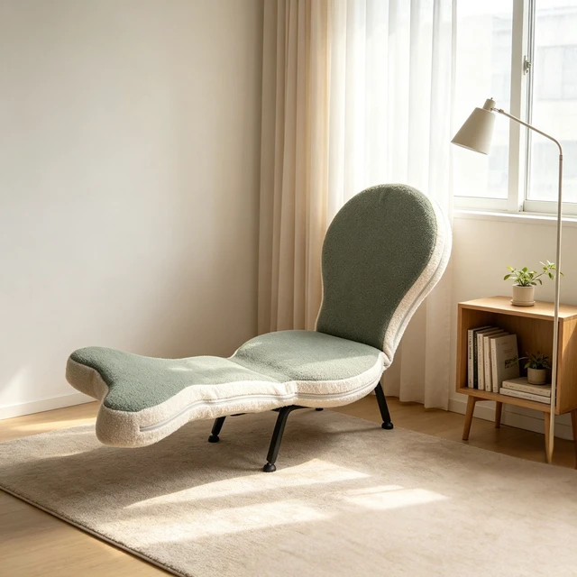 Alt view image 2 of 7 - Functional Foldable Lazy Sofa Chair, Made Teddy Velvet Fabric Purpose Suitable for Both Indoor and Outdoor Use Easy