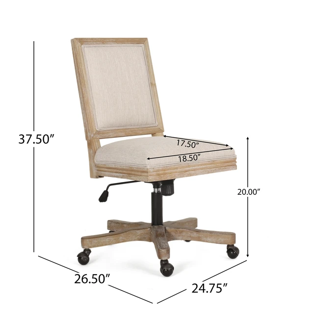 Alt view image 6 of 7 - Swivel and Lift Chair, Beige Natural, Fabric, Display Shelving Etageres