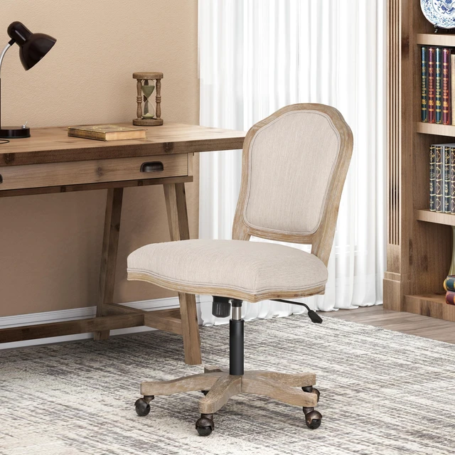 Main image of Swivel and Lift Chair, Beige Natural, Fabric, Display Shelving Etageres