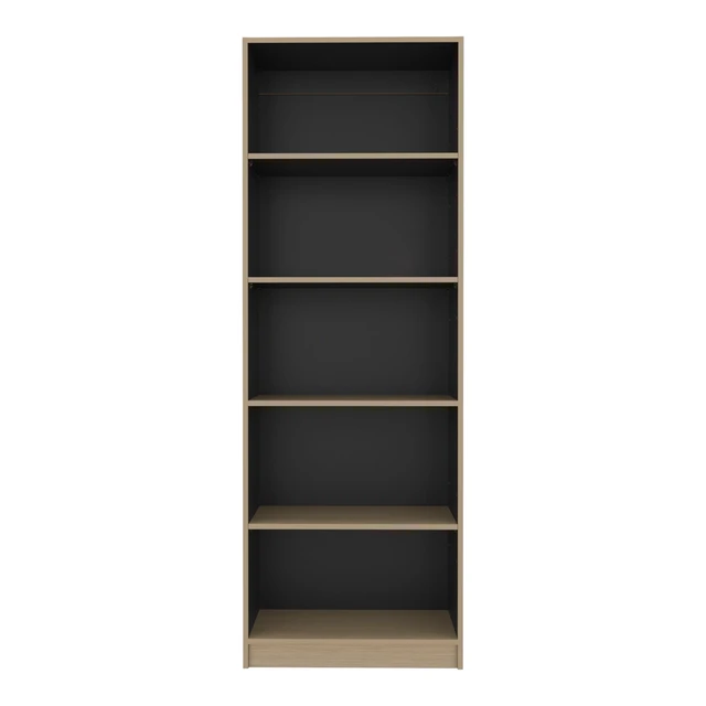 Alt view image 2 of 5 - 5 Shelf Bookcase, Wenge, Particle Board, Display Shelving Etageres