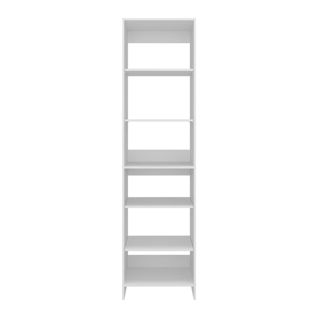 Alt view image 3 of 7 - Sedona Standing Closet Organizer with Shelves, Storage System, White, Particle Board, Display Shelving Etageres
