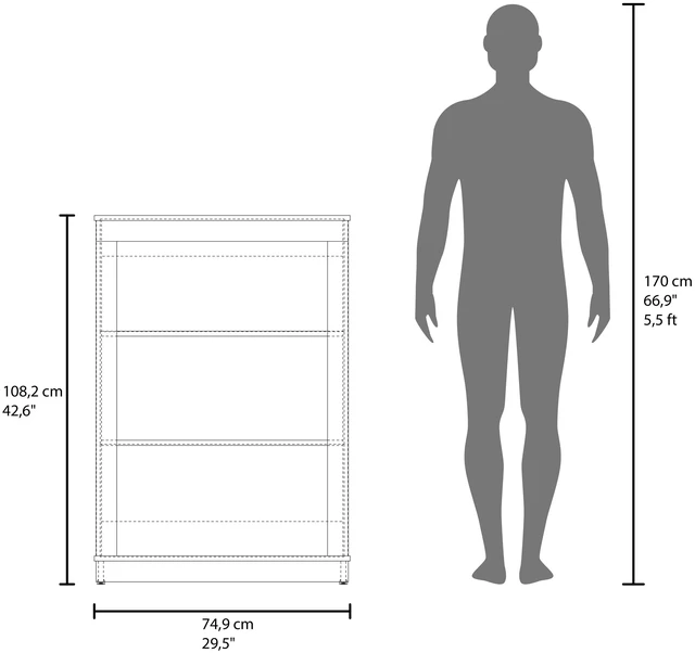 Alt view image 4 of 7 - Bookcase with Shelves, Storage Bookshelf, Wenge, Particle Board, Display Shelving Etageres