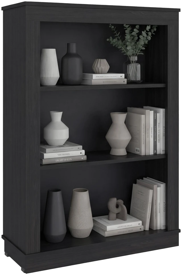 Alt view image 7 of 7 - Bookcase with Shelves, Storage Bookshelf, Wenge, Particle Board, Display Shelving Etageres